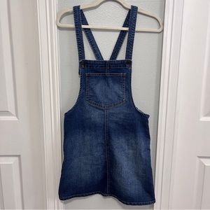 Blue Spice denim overall dress